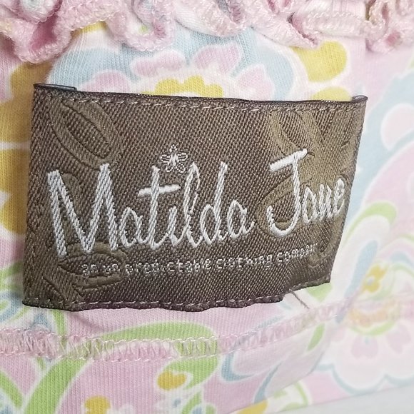 MATILDA JANE Size 8 Butterbee Lap Dress Hammond Bay Girls Floral RARE #2903 - Picture 8 of 9